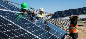 Mantenimiento de paneles de energía solar
